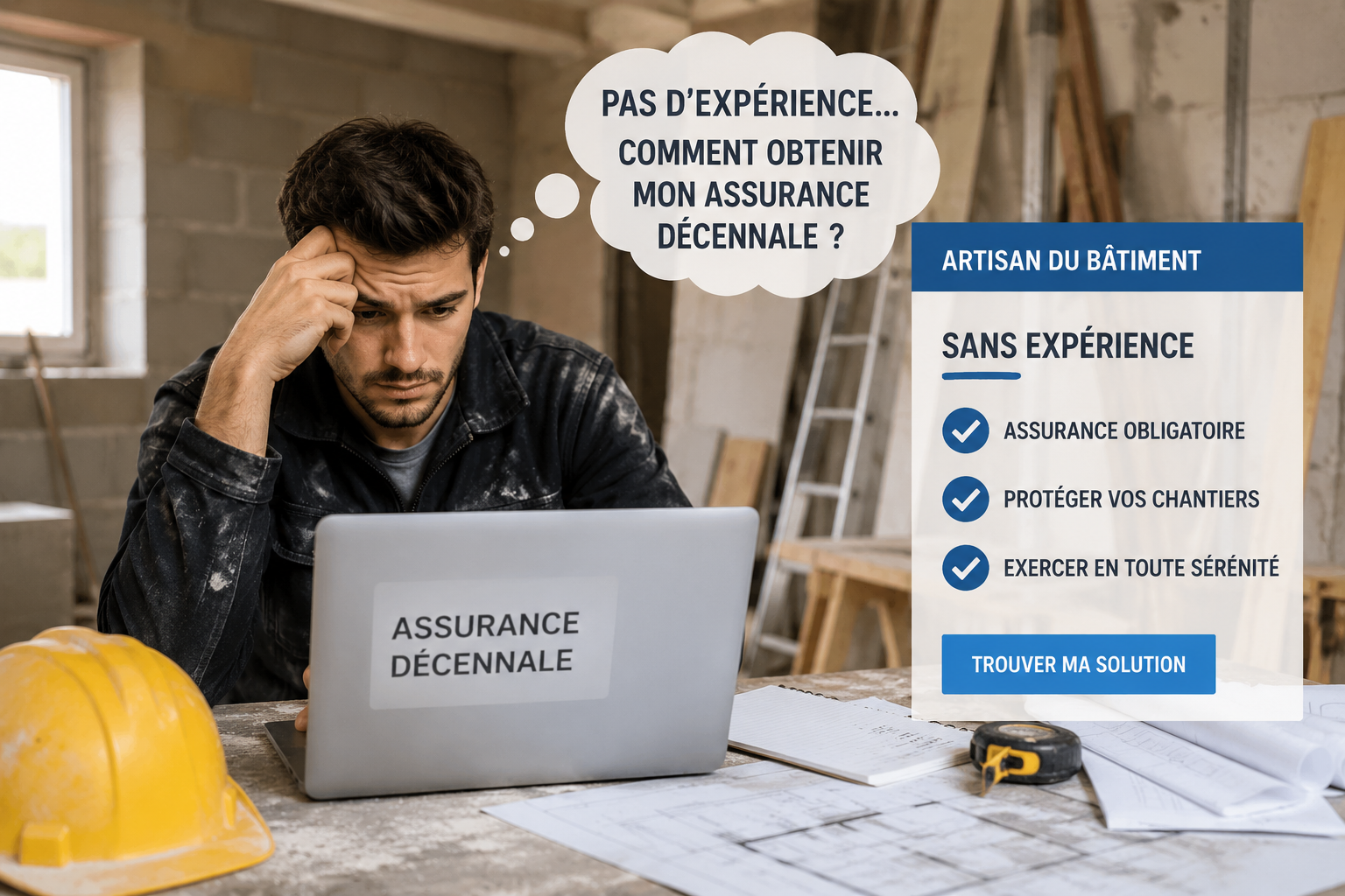 Obtenir votre assurance décennale sans expérience en Île-de-France-Paris