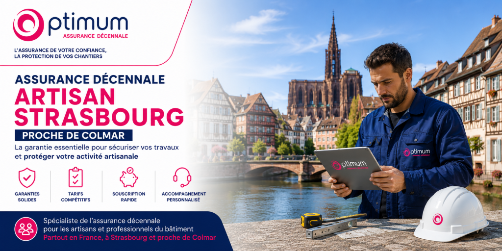 Assurance décennale artisan Strasbourg proche de Colmar