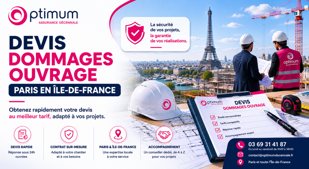 Devis dommages ouvrage Paris en Île-de-France
