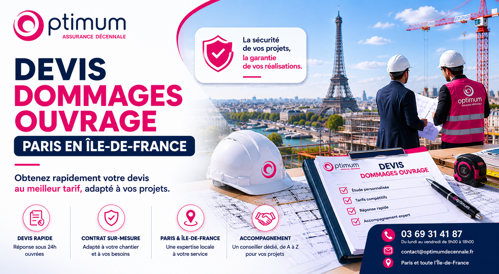 Devis dommages ouvrage Paris en Île-de-France