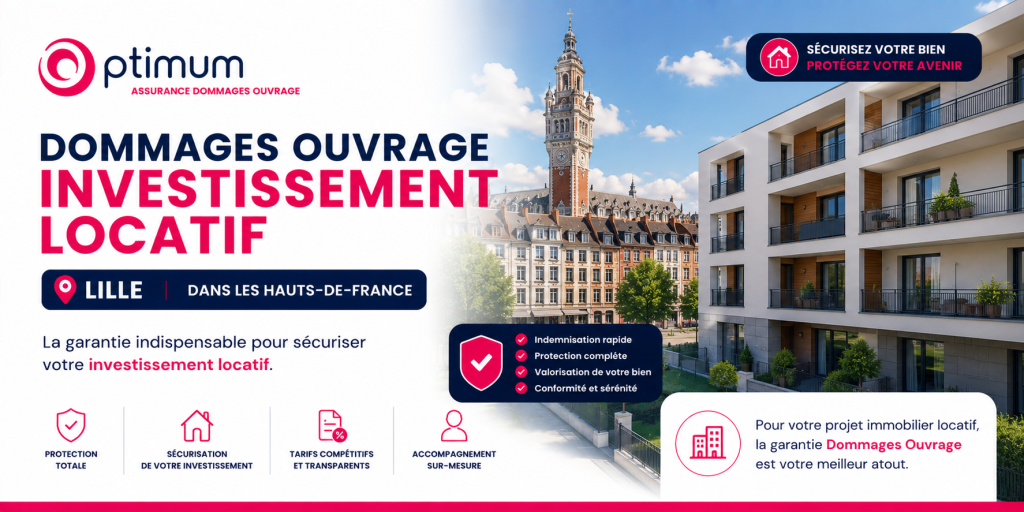 Dommages ouvrage investissement locatif Lille dans les Hauts-de-France